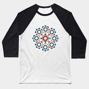 Tile mandala Baseball T-Shirt